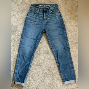 American Eagle stretch mom jean-size 0